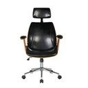 Ver imagem 3 de Kit com 10 Cadeiras de Escritório Presidente Giratória com Apoio de Cabeça Office Lisboa