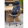 Kit com 10 Cadeiras de Escritório Presidente Giratória com Apoio de Cabeça Office Lisboa - 6