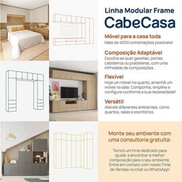 Módulo 70x40 2 Portas Frame Cabecasa madeiramadeira - 2