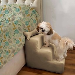 Escada Pet para Cães e Gatos Teddy 3 Degraus Capuccino - 1