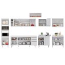 Ver imagem 5 de Armário de Cozinha Modulada de Canto 9 Peças CP04 Balcão Branco - Lumi Lumil Móveis