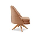 Ver imagem 5 de Poltrona Stella Decorativa Giratória Bouclé