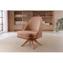 Ver imagem 1 de Poltrona Stella Decorativa Giratória Bouclé