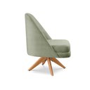 Ver imagem 5 de Poltrona Stella Decorativa Giratória Bouclé