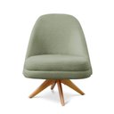 Ver imagem 4 de Poltrona Stella Decorativa Giratória Bouclé