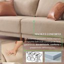 Ver imagem 4 de Sofá Living Canela 4 Lugares 225 cm Linho Bege