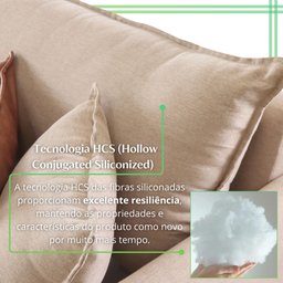 Sofá Living Canela 4 Lugares 245 cm Linho - 5