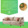 Sofá Living Canela 4 Lugares 245 cm Linho - 11
