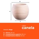 Ver imagem 3 de Vaso Canela Bege 29 Terrano