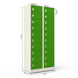 Armário de Aço Distribuidor 20 Portas - Nk 2410 - 4