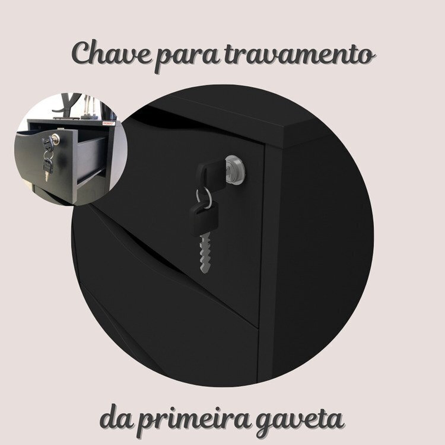 Kit 4 Peças com Escrivaninha em L Gold, Gaveteiro, Balcão para Escritório e Estante Livreiro - 18