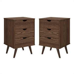 Kit 2 Criado Mesa de Cabeceira Decore/dream/grécia Plus Luxo:canela