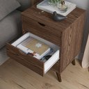 Ver imagem 4 de Kit 2 Criado Mesa de Cabeceira Decore/dream/grécia Plus Luxo:canela