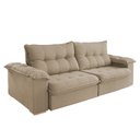 Ver imagem 2 de Sofá Retrátil Muriaé 4 Lugares 250 cm Linho