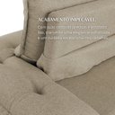 Ver imagem 6 de Sofá Retrátil Muriaé 4 Lugares 250 cm Linho