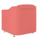 Ver imagem 4 de Kit 2 Poltrona Decorativa para Sala, Escritorio, Recepção Tila Suede Rosa