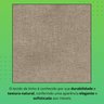 Sofá Retrátil Muriaé 4 Lugares 290 cm Linho - 12