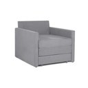 Ver imagem 3 de Sofá Cama Castor Solteiro Salerno Max Suede Cinza