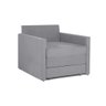 Sofá Cama Castor Solteiro Salerno Max Suede Cinza - 3