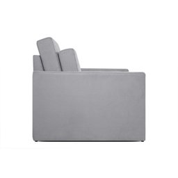 Sofá Cama Castor Solteiro Salerno Max Suede Cinza - 5