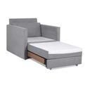 Ver imagem 4 de Sofá Cama Castor Solteiro Salerno Max Suede Cinza