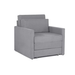 Sofá Cama Castor Solteiro Salerno Max Suede Cinza - 2