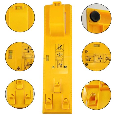 Régua Nível e Marcador Vertical e Horizontal para Alinhar e Fixar Quadros e Fotos na Parede