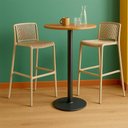 Ver imagem 2 de Banqueta Externa Gourmet 50cm X 74,5cm Polipropileno 4 Un Cor:fendi