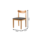 Ver imagem 4 de Cadeira Aurora Sala de Jantar Mel Linho