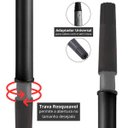 Ver imagem 4 de Cabo Extensor Prolongador 1,28m + Luva Branca Pigmentada Tricotada Segurança Epi