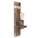 Ver imagem 4 de Arandela Luminária de Parede - Madeira Rústica Vintage Retrô