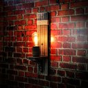 Ver imagem 6 de Arandela Luminária de Parede - Madeira Rústica Vintage Retrô