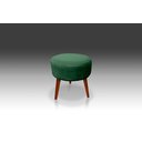 Ver imagem 1 de Puff Redondo Dany Suede Verde - Pandora Decor