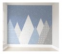 Ver imagem 1 de Papel de parede Montanha azul para quarto de bebê menino M² PP44