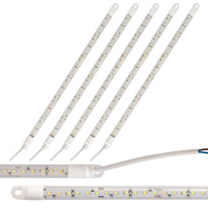 Kit 5 Peças Lâmpada Led Geladeira Freezer 12v 14w 1000mm:12v/branco-quente