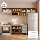 Ver imagem 6 de Cozinha Modulada Juliana 100% MDF Móveis Home | 06 Portas + 03 Gavetas