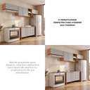 Ver imagem 2 de Cozinha Modulada Juliana 100% MDF Móveis Home | 06 Portas + 03 Gavetas