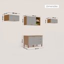 Ver imagem 5 de Cozinha Modulada Juliana 100% MDF Móveis Home | 06 Portas + 03 Gavetas