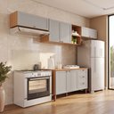 Ver imagem 1 de Cozinha Modulada Juliana 100% MDF Móveis Home | 06 Portas + 03 Gavetas