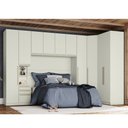 Ver imagem 3 de Quarto Modulado Casal Kit com 6 Peças 10 Portas Predileto Henn - Areia