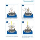 Ver imagem 2 de Registro Regulador Válvula de Gás 2 Kg/h com Mangueira 120cm