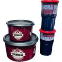 Ver imagem 1 de Tupperware Kit 4 Peças Potes e Copos Churrasco