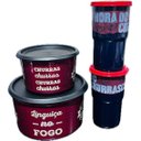 Ver imagem 2 de Tupperware Kit 4 Peças Potes e Copos Churrasco