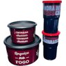 Tupperware Kit 4 Peças Potes e Copos Churrasco - 2