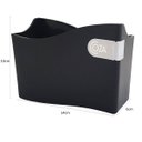 Ver imagem 3 de Kit 12 Porta Guardanapo Médio 14cm Suporte Guardanapo Mesa Restaurante Bar Brinox Preto