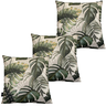 Kit 3 Almofadas Impermeável Folha Costela de Adão Estampa Digital Antimofo Área Externa 43cmx43cm - 1