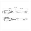 Ver imagem 5 de Batedor Manual Tramontina Verano com Hastes em Aço Inox e Cabo de Polipropileno Ônix Tramontina