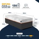 Ver imagem 5 de Cama Box Baú com Colchão Ortopédico de Espuma D33 a Vácuo Sonno Full - Lucas Home - Solteiro