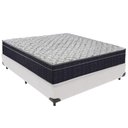 Ver imagem 1 de Cama Box Branco e Colchão Airtech 150 Espuma D45 Viúvo Ortobom