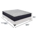 Ver imagem 3 de Cama Box Branco e Colchão Airtech 150 Espuma D45 Viúvo Ortobom